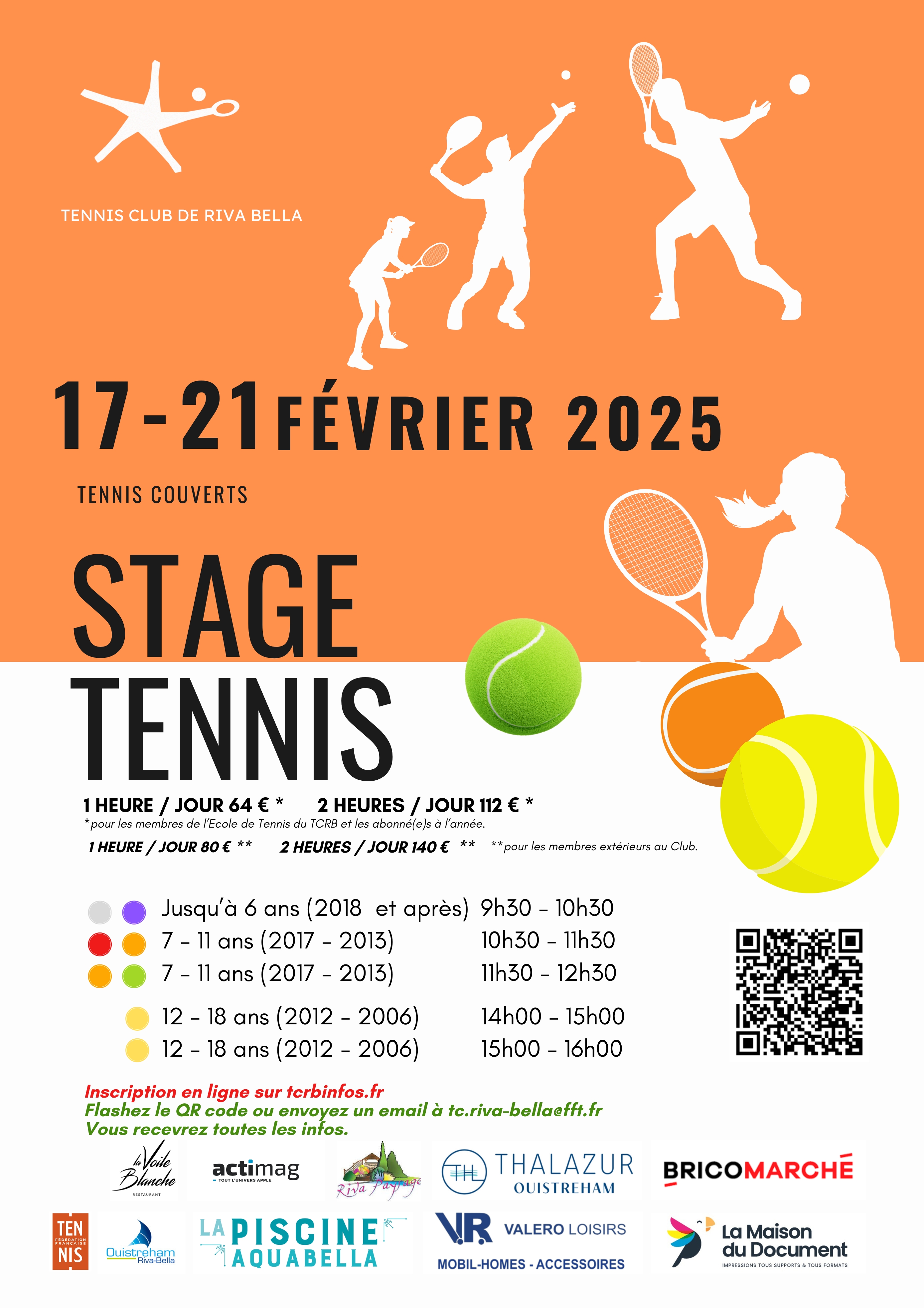 Stages de Février : Semaine du 17 au 21 Février